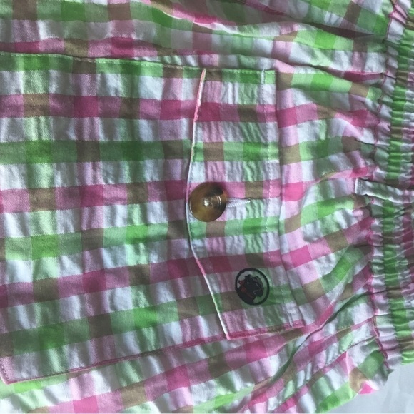 SOUTHERN PROPER PINK/ GREEN SEERSUCKER NWT COUNTRY CLUB SHORTS - Picture 9 of 14